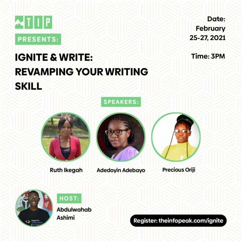 Ignite & Write: Revamping Your Writing Skills